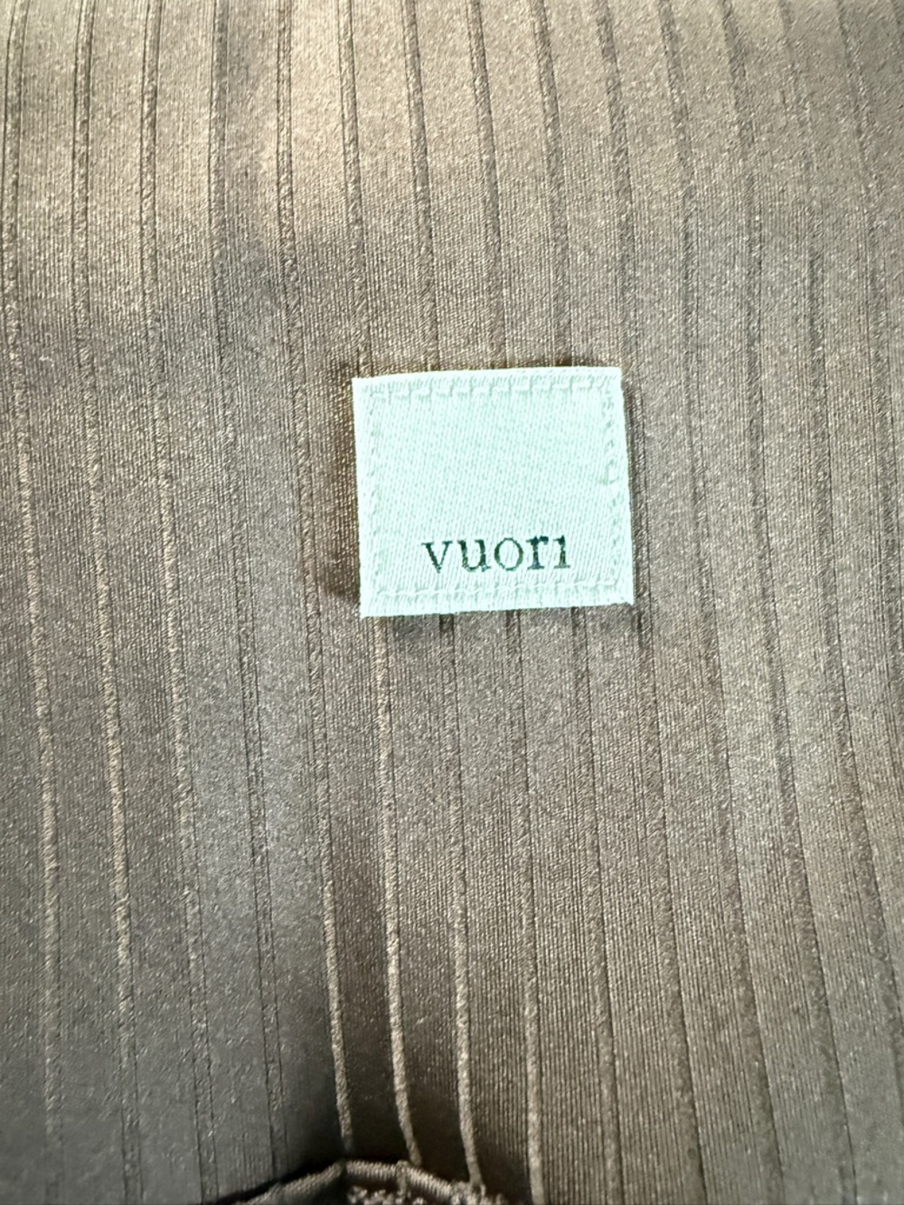 Vuori Brown Ribbed Inversion Legging - Picture 7 of 8